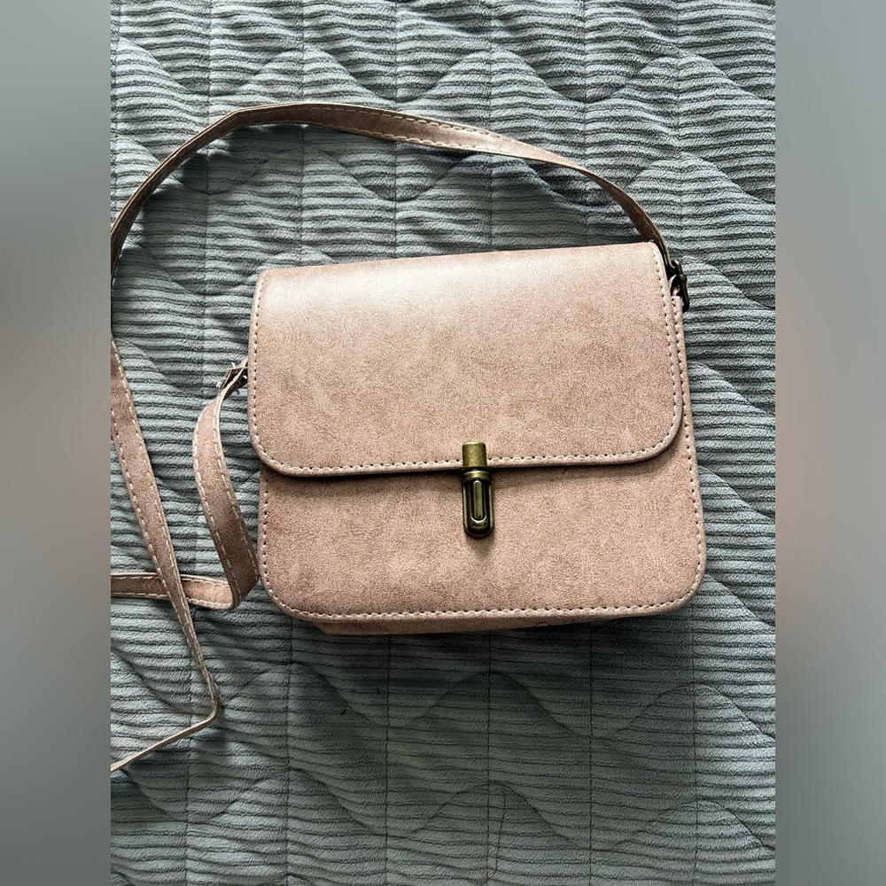 Pink crossbody bag